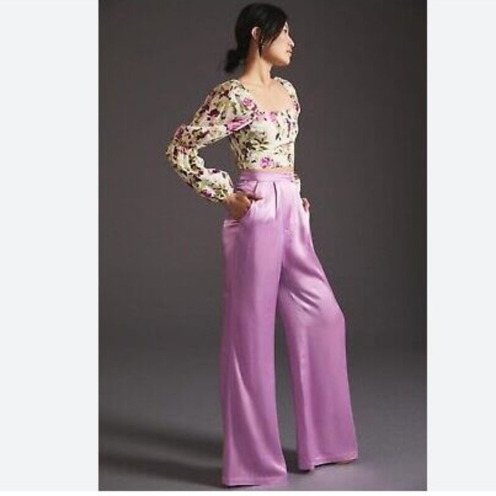 Corey Lynn Calter Petra Trousers in Rose from Anthropologie - Size Large - NWT - Picture 4 of 8